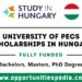 University of Pecs Scholarships 2025 in Hungary (Fully Funded)