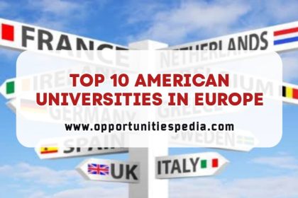 Top 10 American Universities in Europe