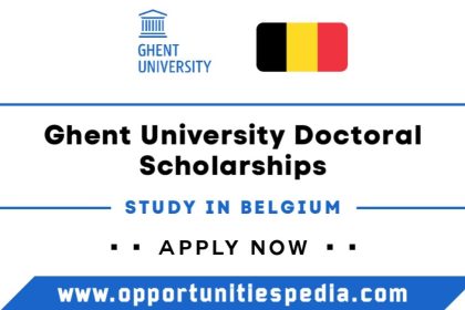 Ghent University Doctoral Scholarships 2026 (Study in Belgium)