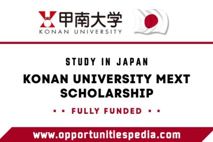 Konan University MEXT Scholarship 2025 in Japan (Fully Funded)
