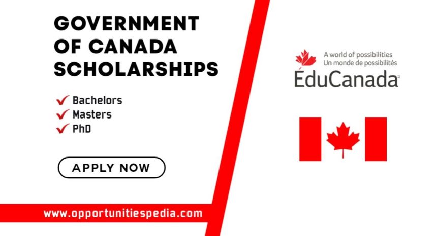 Government of Canada Scholarships (Study in Canada)