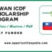 Taiwan ICDF Scholarship Program 2025 (Fully Funded)