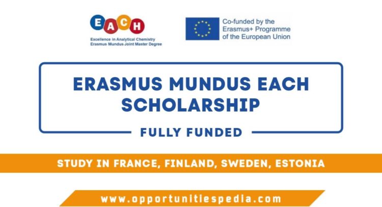 Erasmus Mundus EACH Scholarship 2025 (Fully Funded)
