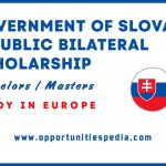 Government of Slovak Republic Bilateral Scholarships 2025
