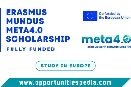 Erasmus Mundus meta4.0 Scholarship 2025 in Europe (Fully Funded)