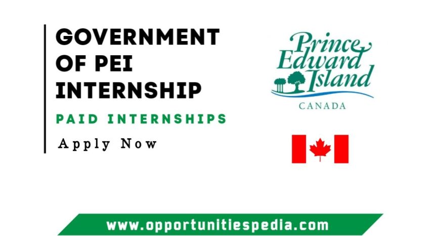 Government of PEI Internship Program 2025 in Canada
