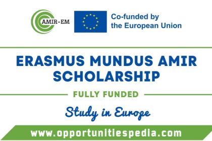 mErasmus Mundus AMIR Scholarship 2026 (Fully Funded)