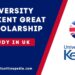 University of Kent GREAT Scholarship 2025 in the UK