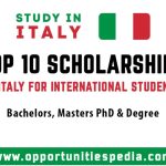 Best Italy Scholarships for International Students