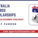 Australia Awards Scholarships 2026 in Australia (Fully Funded)