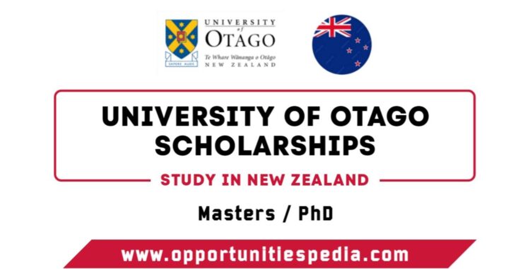 University of Otago Scholarships 2025-2026 (Study in New Zealand)