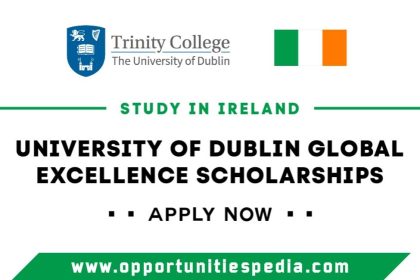 University of Dublin Global Excellence Scholarships 2025 in Ireland
