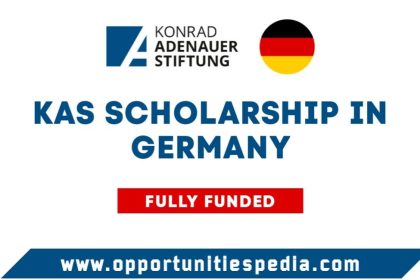 KAS Scholarship 2025-2026 in Germany (Fully Funded)