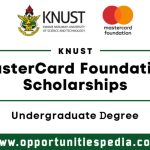 Mastercard Foundation Scholarship 2025 at KNUST (Fully Funded)