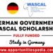 German Government Wascal Scholarship For Africans 2025 (Fully Funded)