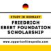 Friedrich Ebert Foundation Scholarship 2025 in Germany (Funded)