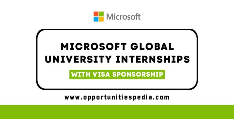 Microsoft Global University Internships 2025
