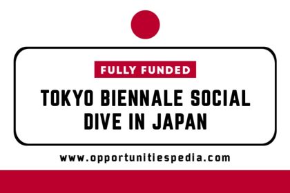 Tokyo Biennale Social Dive 2025 in Japan | Fully Funded