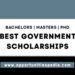 Best Government Scholarships 2025-26 Around the World