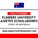 Flinders University AGRTPS Scholarships 2025-26 in Australia (Fully Funded)