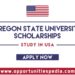 Oregon State University Scholarships 2025-26 | Study in the USA