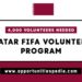 Qatar FIFA Volunteer Program 2025 | 4,000 Volunteers Needed