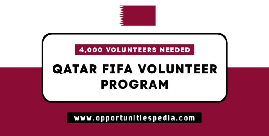 Qatar FIFA Volunteer Program 2025 | 4,000 Volunteers Needed