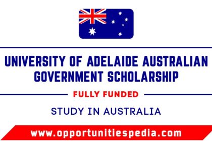 University of Adelaide Australian Government Scholarship 2025-2026 (Fully Funded)