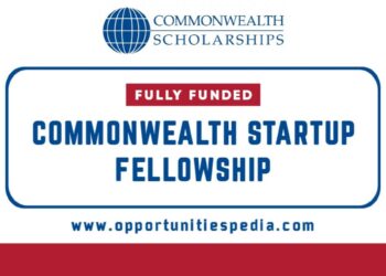Commonwealth Startup Fellowship 2025 | Fully Funded