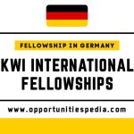 KWI International Fellowships 2026 in Germany