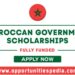 Moroccan Government Scholarship Programme 2025-26 (Fully Funded)