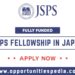 JSPS Fellowship in Japan 2026-2027 | Fully Funded