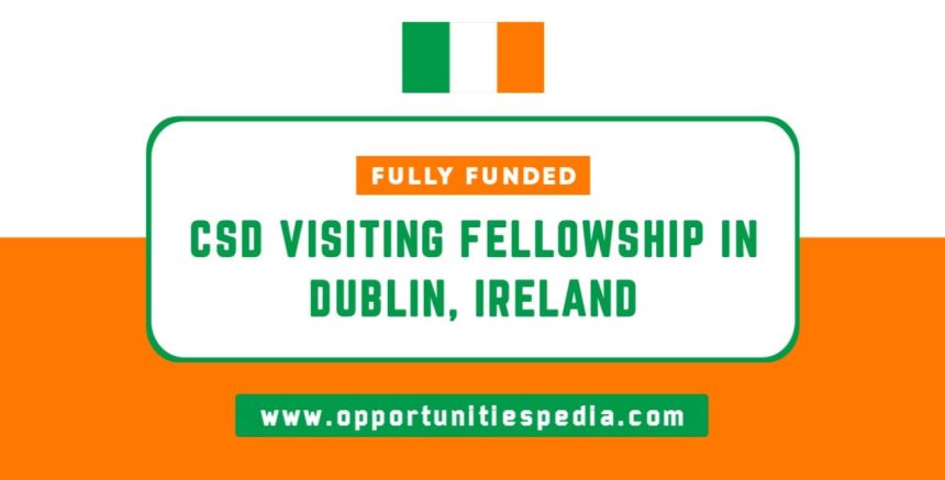 CSD Visiting Fellowship in Dublin, Ireland 2025 | Fully Funded