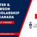 Lester B. Pearson Scholarship 2026 in Canada (Fully Funded)