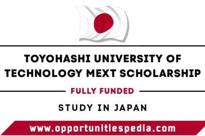 Toyohashi University of Technology MEXT Scholarship 2026 in Japan (Fully Funded)