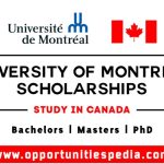 University of Montreal Scholarships 2025-2026 (Study in Canada)