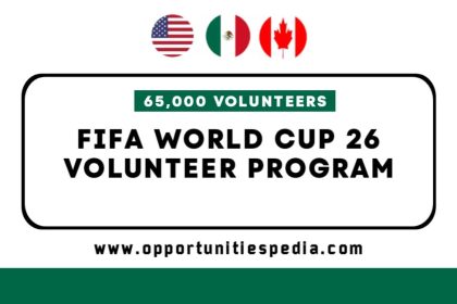 FIFA World Cup 2026 Volunteer Program | USA, Canada, Mexico