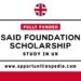 Saïd Foundation Scholarship 2026 in the UK | Fully Funded