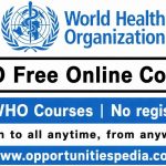 WHO Free Online Courses (World Health Organization)