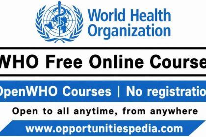WHO Free Online Courses (World Health Organization)