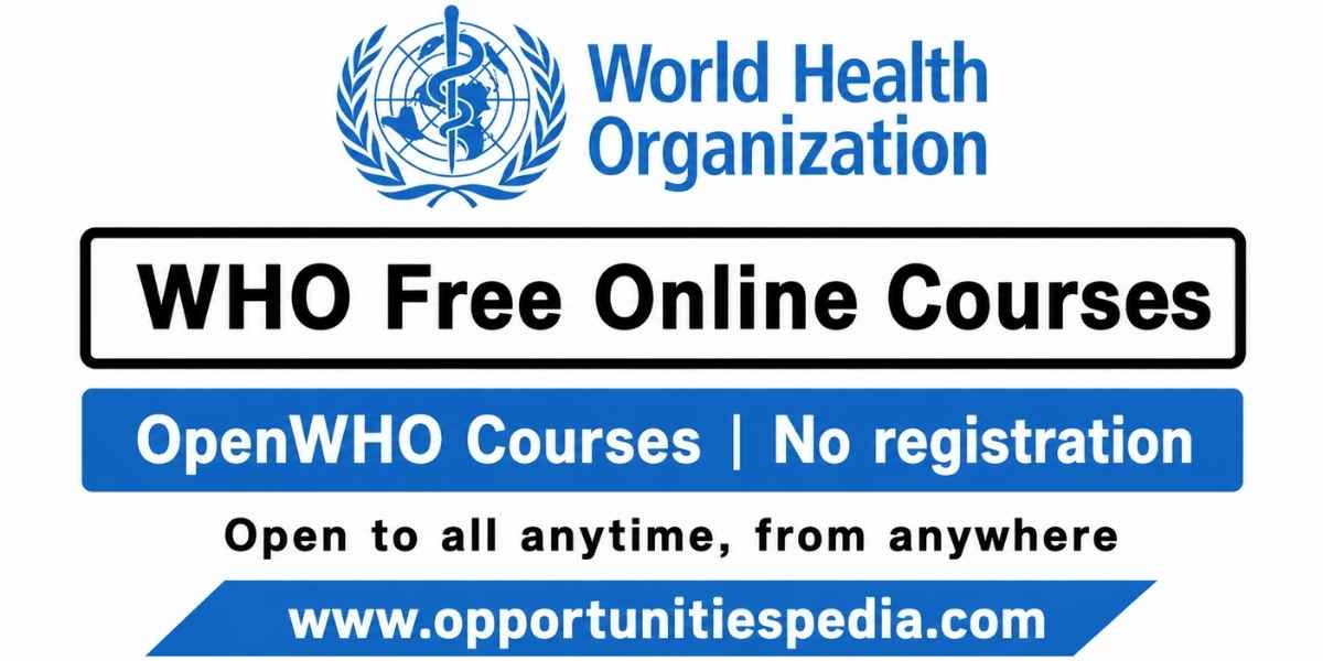 WHO Free Online Courses (World Health Organization)