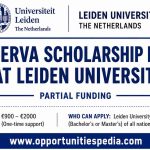 Minerva Scholarship Fund 2026 at Leiden University (Study in Netherlands)
