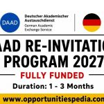 DAAD Re-Invitation Program 2027 in Germany | Fully Funded