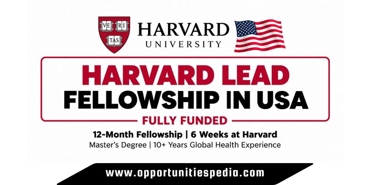 Harvard LEAD Fellowship 2027-2028 in USA (Fully Funded)